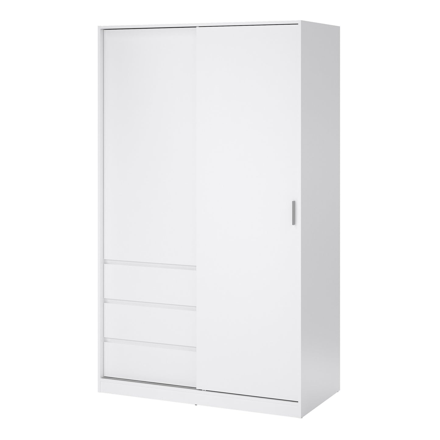Naia Wardrobe with 1 Sliding Door 1 Door 3 Drawers