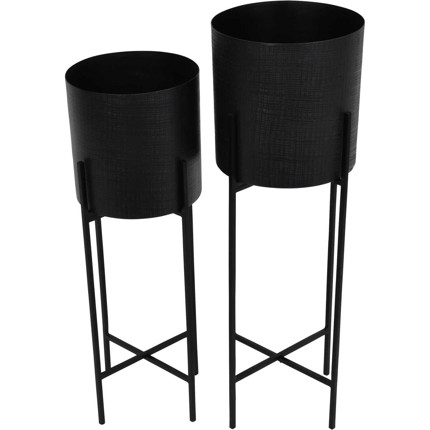 Clyde Floor Standing Set of 2 Planters
