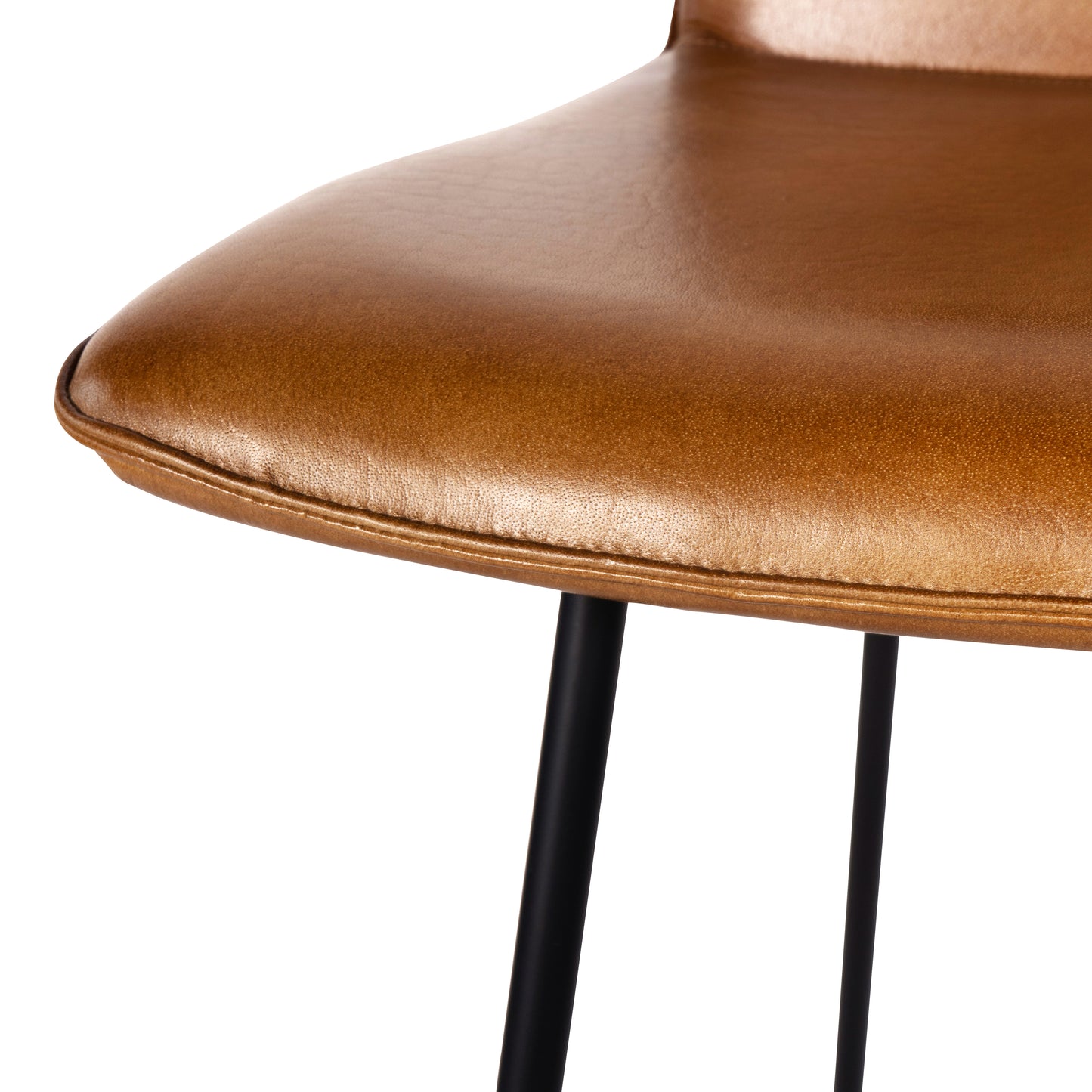 Pair of Arthur Leather Bar Stools