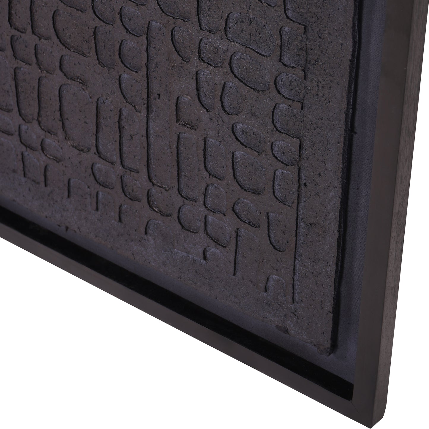 Trenton Large Black Wall Art Papier Mache 2