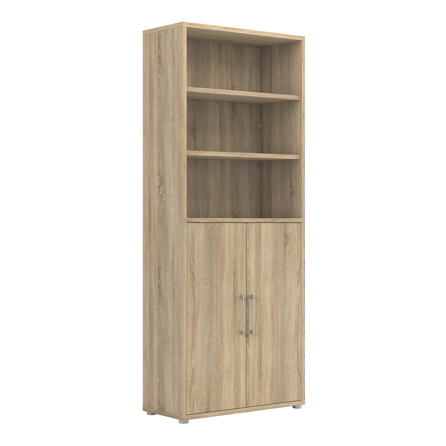 Prima Bookcase 4 Shelves with 2 Doors
