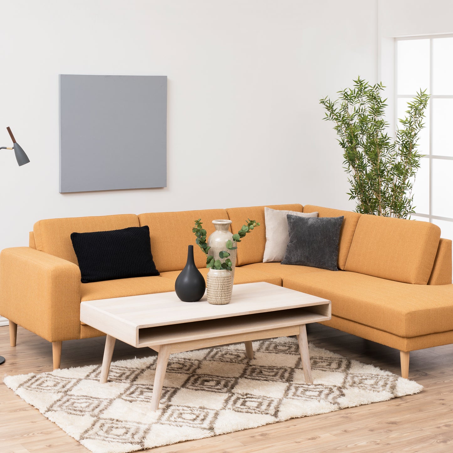 Marte Coffee Table with Open Shelf