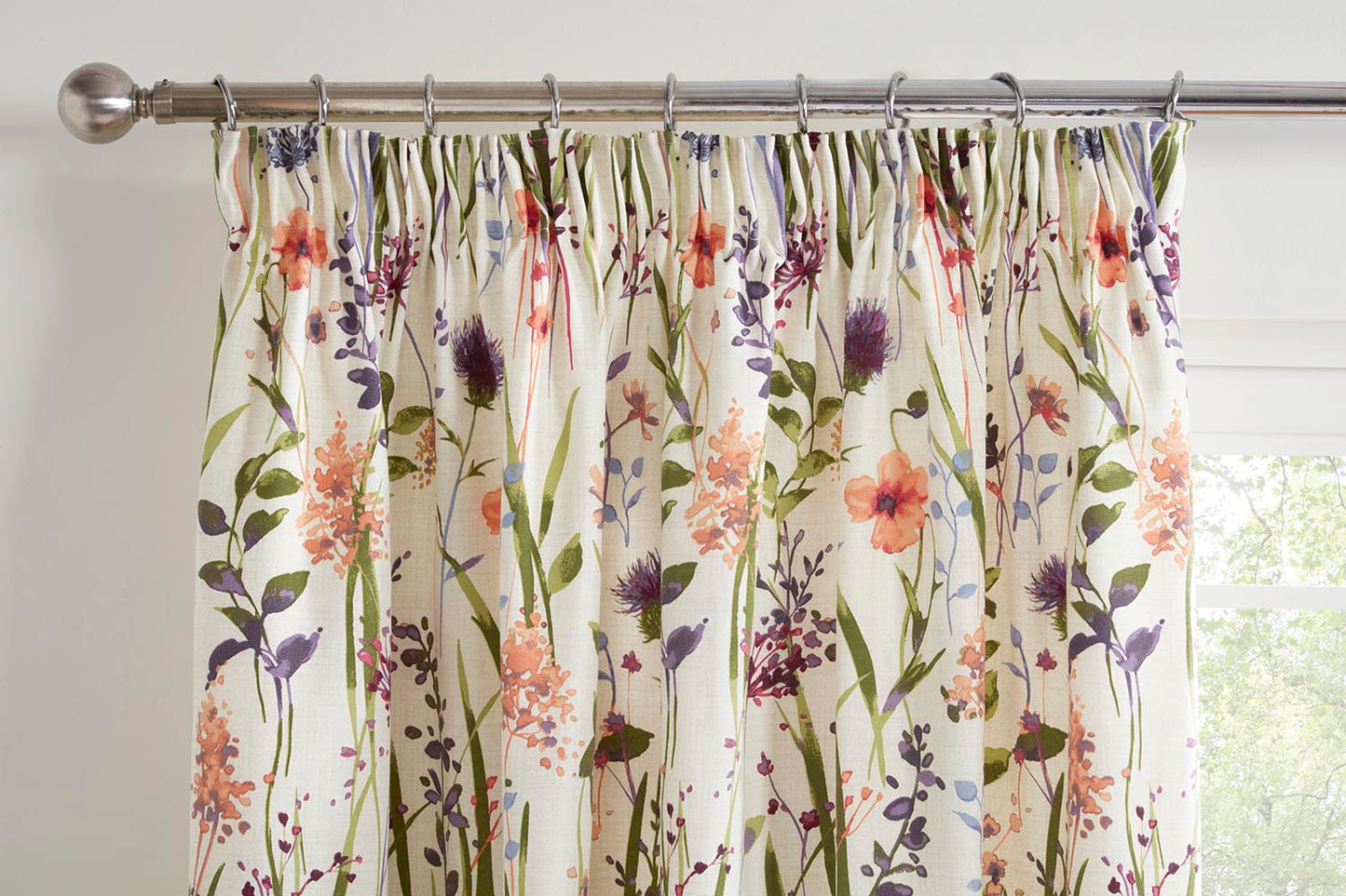 Hampshire Floral Curtain 3" Tape