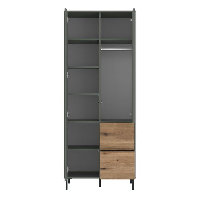 Darwin Wardrobe 2 Door 2 Drawer