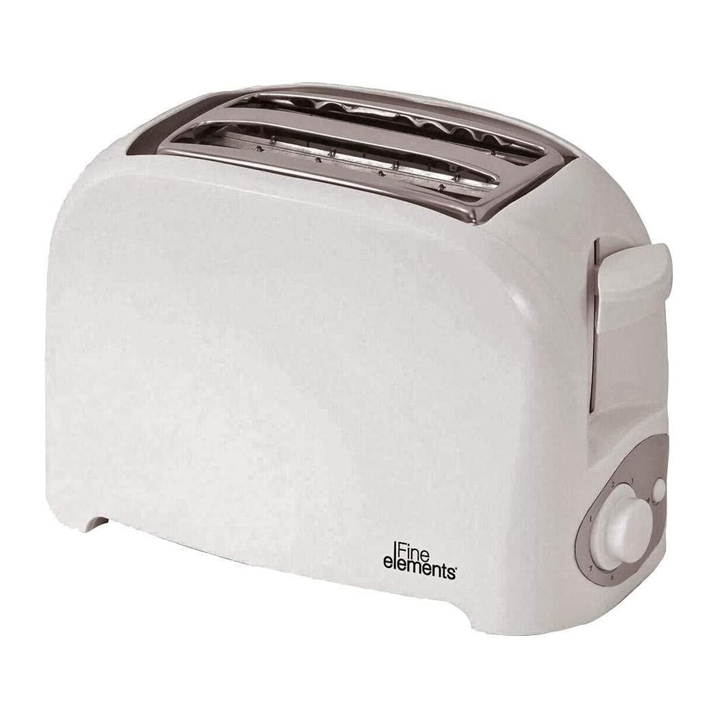 Fine Elements White 2 Slice Toaster- SDA1008