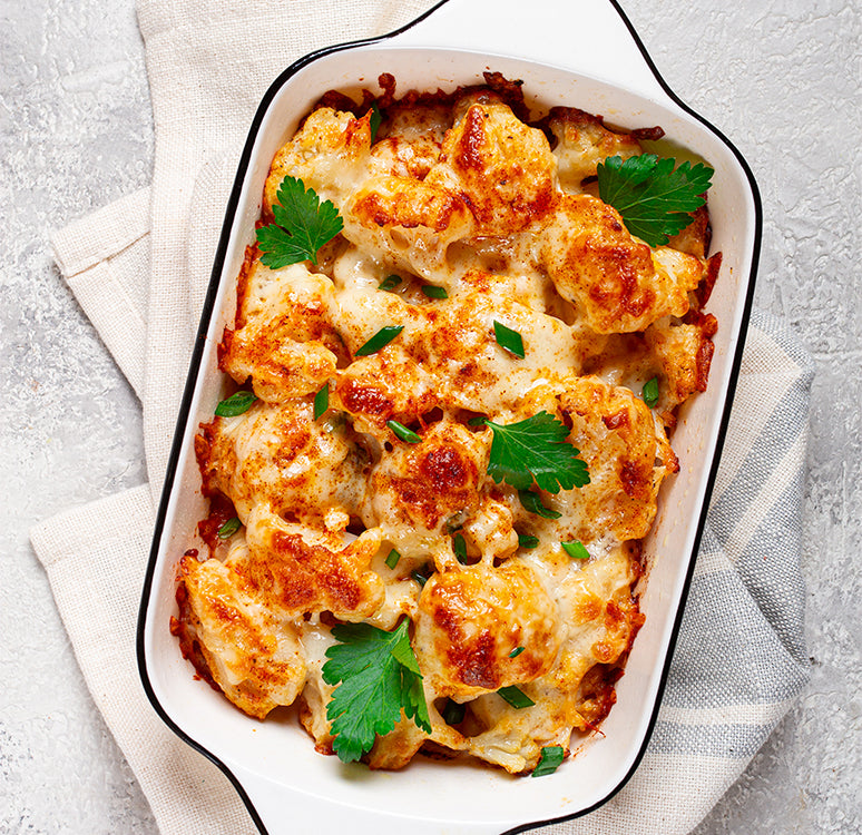 Cauliflower Cheese with Crispy Breadcrumbs