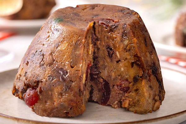 Sticky Plum and Ginger Pudding