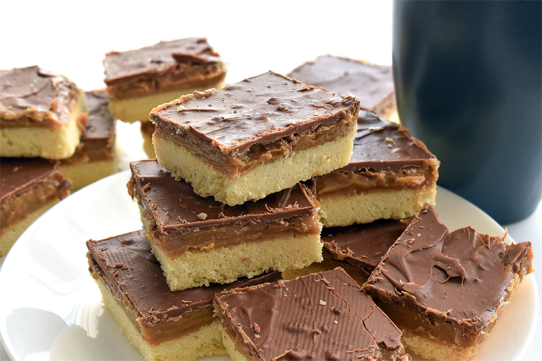 Millionaire's Shortbread with Caramel