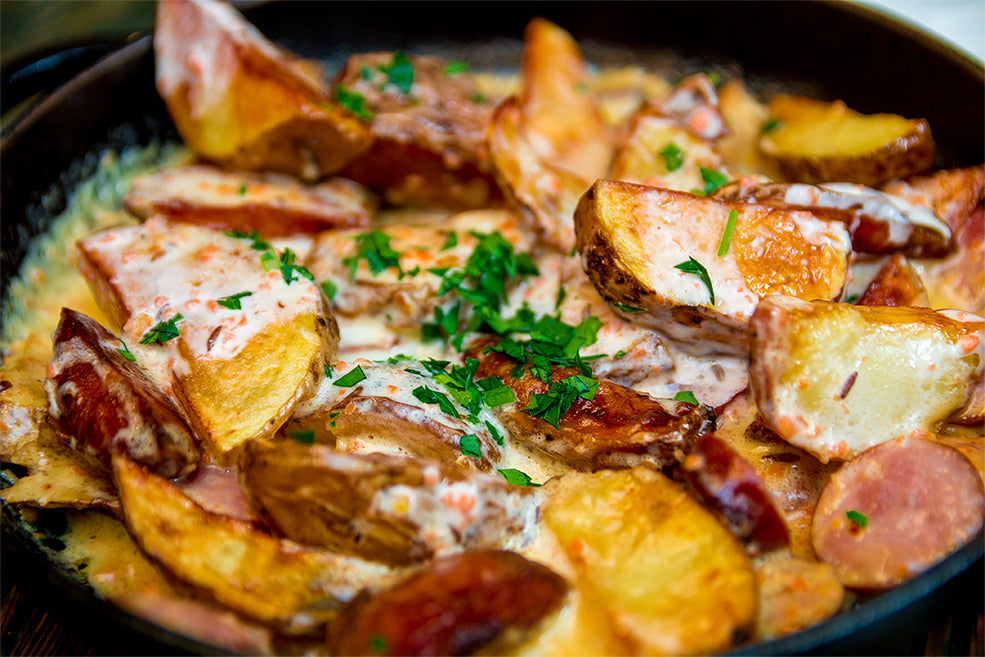 Whisky and Smoked Bacon Hotpot