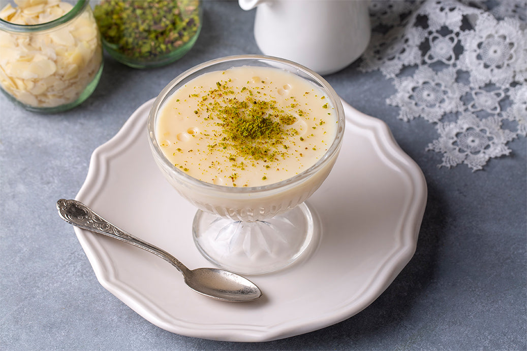 Lemon and Elderflower Posset with Shortbread Crumbles