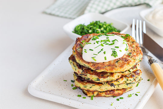 Bubble and Squeak Fritters with Hollandaise