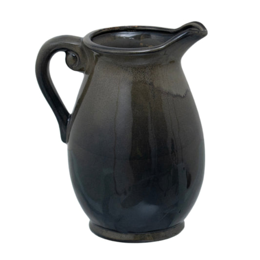 Large Olive Olpe Vase