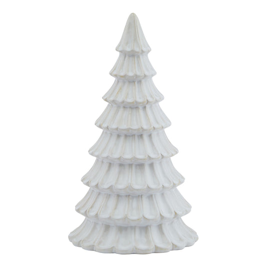 White Ceramic Fir Tree