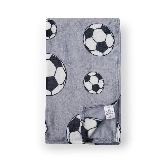 Catherine Lansfield Cosy Football Fleece Blanket Throw