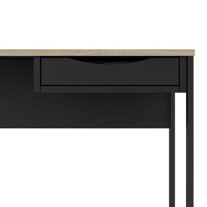 Function Plus Desk 1 Drawer with Oak Trim
