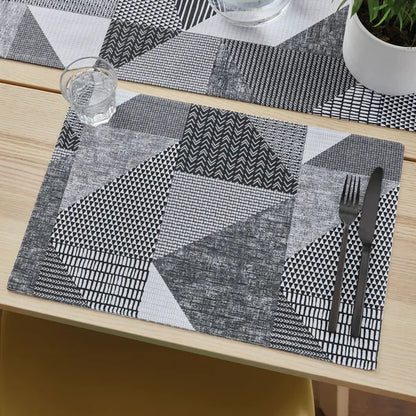 Catherine Lansfield Larsson Geo Cotton Dining Placemat Pair