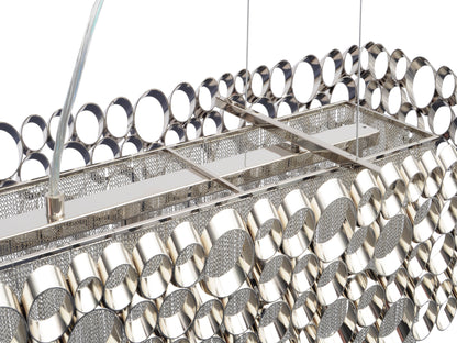 Venus Nickel Rectangular Chandelier G9 40W