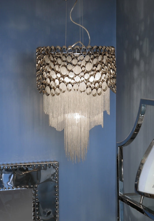 Venus Nickel Chandelier E27 40W 7