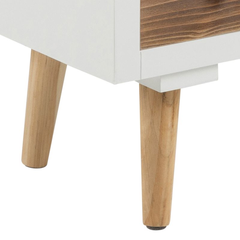 Thais White Shabby Chic Multi Coloured Chest