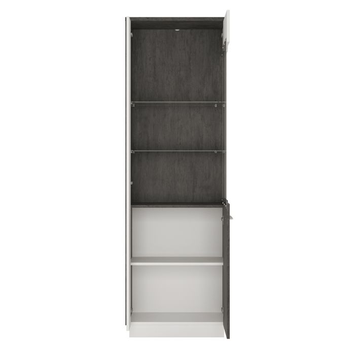 Zingaro Tall Glazed Display Cabinet