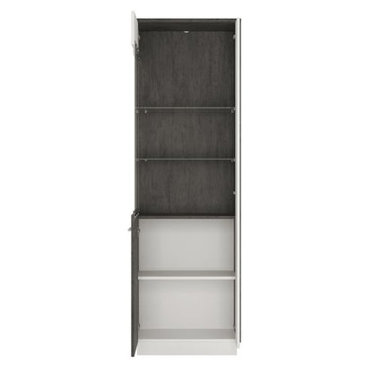 Zingaro Tall Glazed Display Cabinet