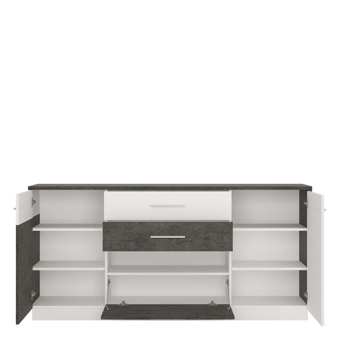 Zingaro 2 Door 2 Drawer 1 Compartment Sideboard