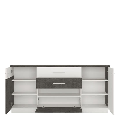Zingaro 2 Door 2 Drawer 1 Compartment Sideboard
