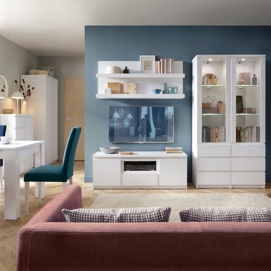 Fribo 2 Door 1 Drawer  Wide TV Cabinet