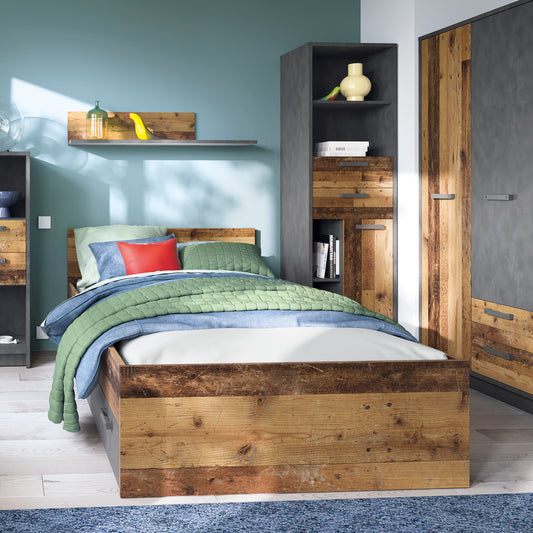 Brooklyn Wardrobe with 2 Drawers