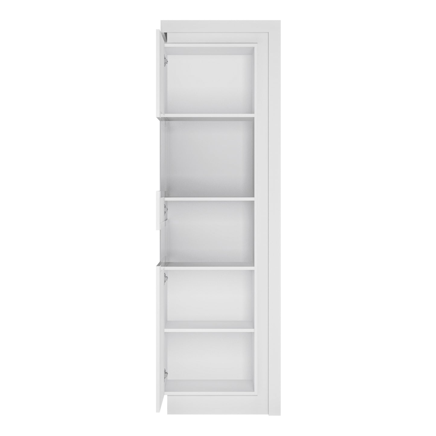 Lyon Tall Narrow Display Cabinet (LHD) (including LED lighting)
