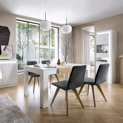 Lyon Tall Narrow Display Cabinet (LHD) (including LED lighting)