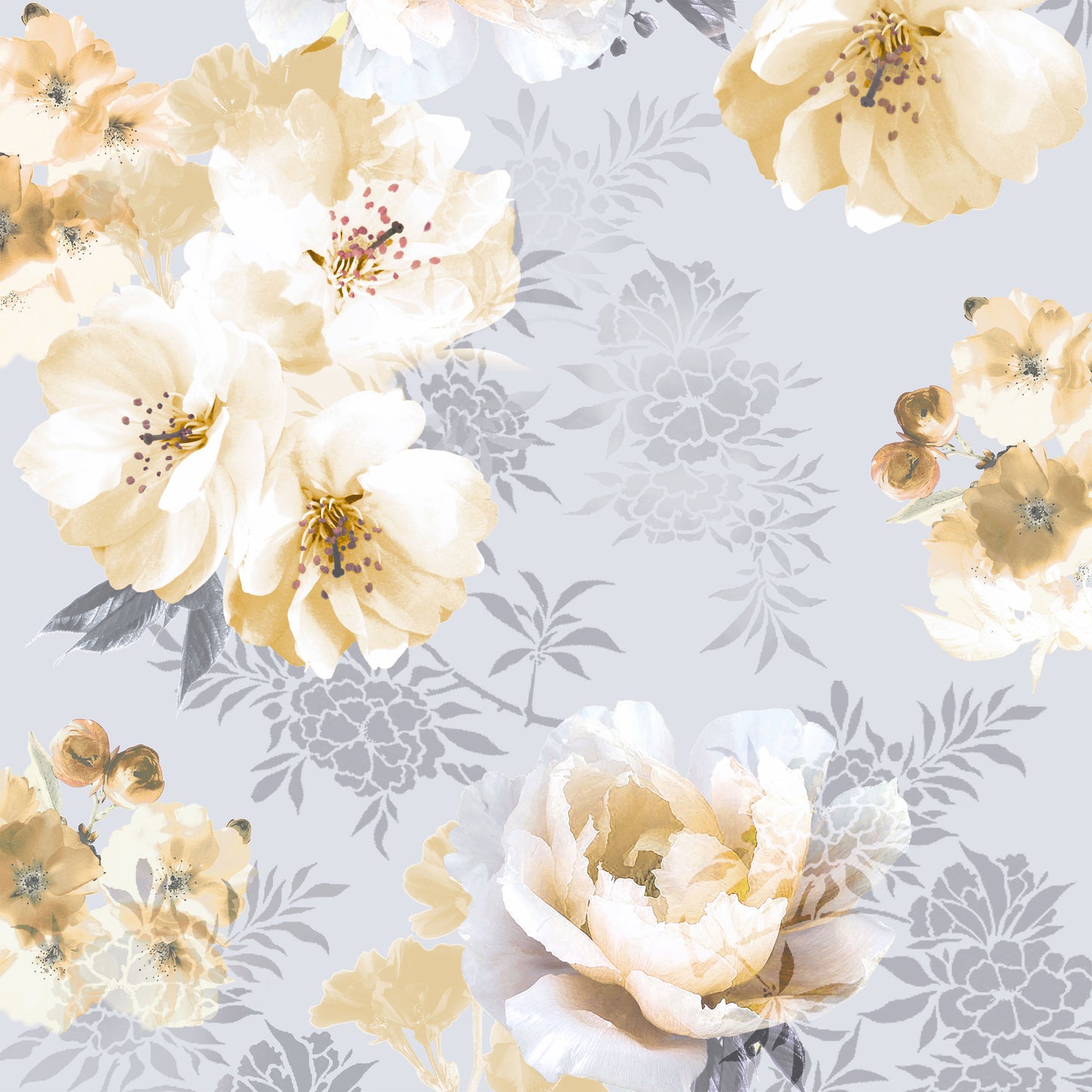 Catherine Lansfield Dramatic Floral Wallpaper