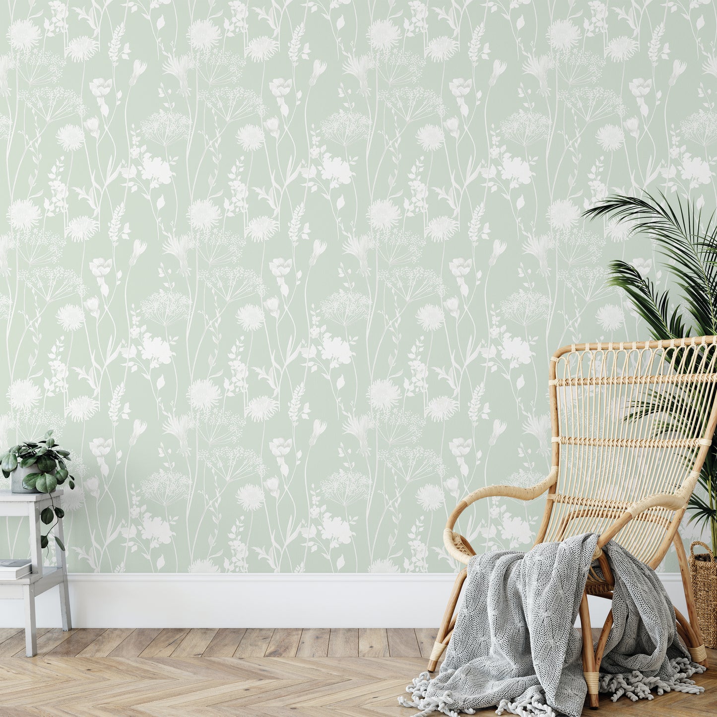 Catherine Lansfield Meadowsweet Floral Wallpaper