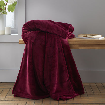 Catherine Lansfield Raschel Velvet Touch Blanket Throw