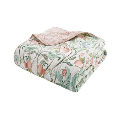 Catherine Lansfield Clarence Floral Reversible Quilted Bedspread