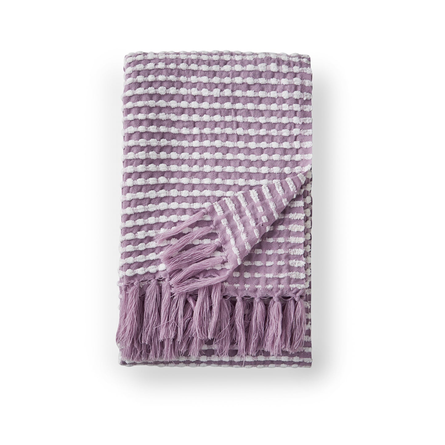 Catherine Lansfield Stab Stitch Blanket Throw