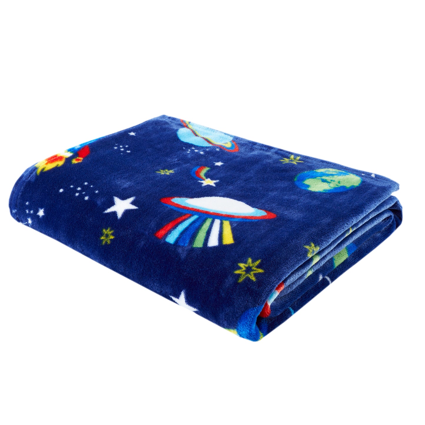 Catherine Lansfield Lost In Space Cosy Fleece Blanket Throw