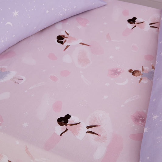 Catherine Lansfield Dancing Fairies Fitted Sheet