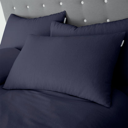 Catherine Lansfield Brushed Cotton Duvet Cover Set with Pillowcases