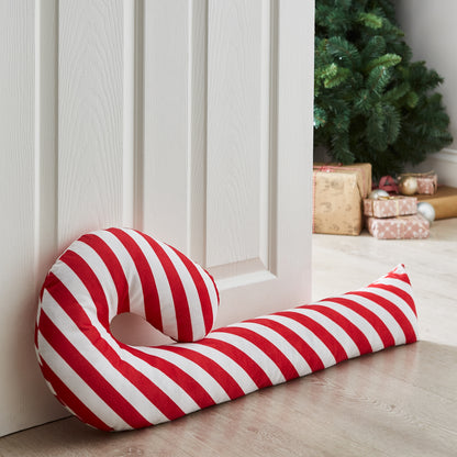 Catherine Lansfield Candy Cane Shaped Door Draught Excluder