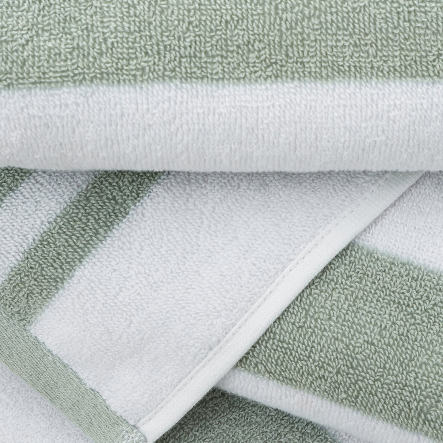 Bianca Reversible Stripe Cotton Jacquard Towel