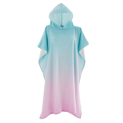 Catherine Lansfield Ombre Hooded Cotton Towel Poncho