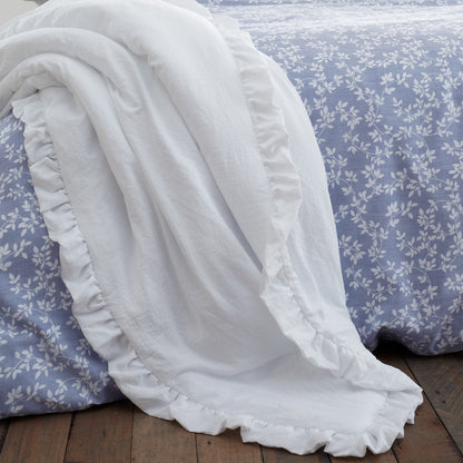 Bianca Soft Washed Frill Bedspread