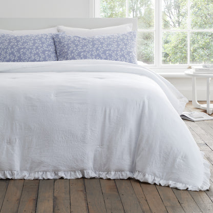 Bianca Soft Washed Frill Bedspread