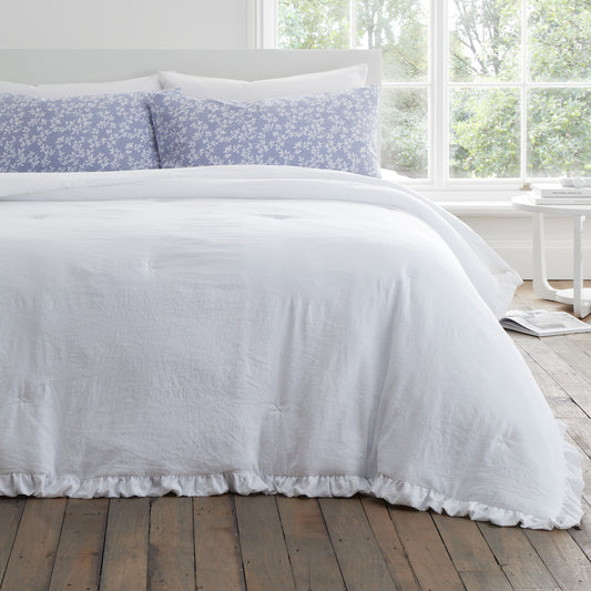 Bianca Soft Washed Frill Bedspread