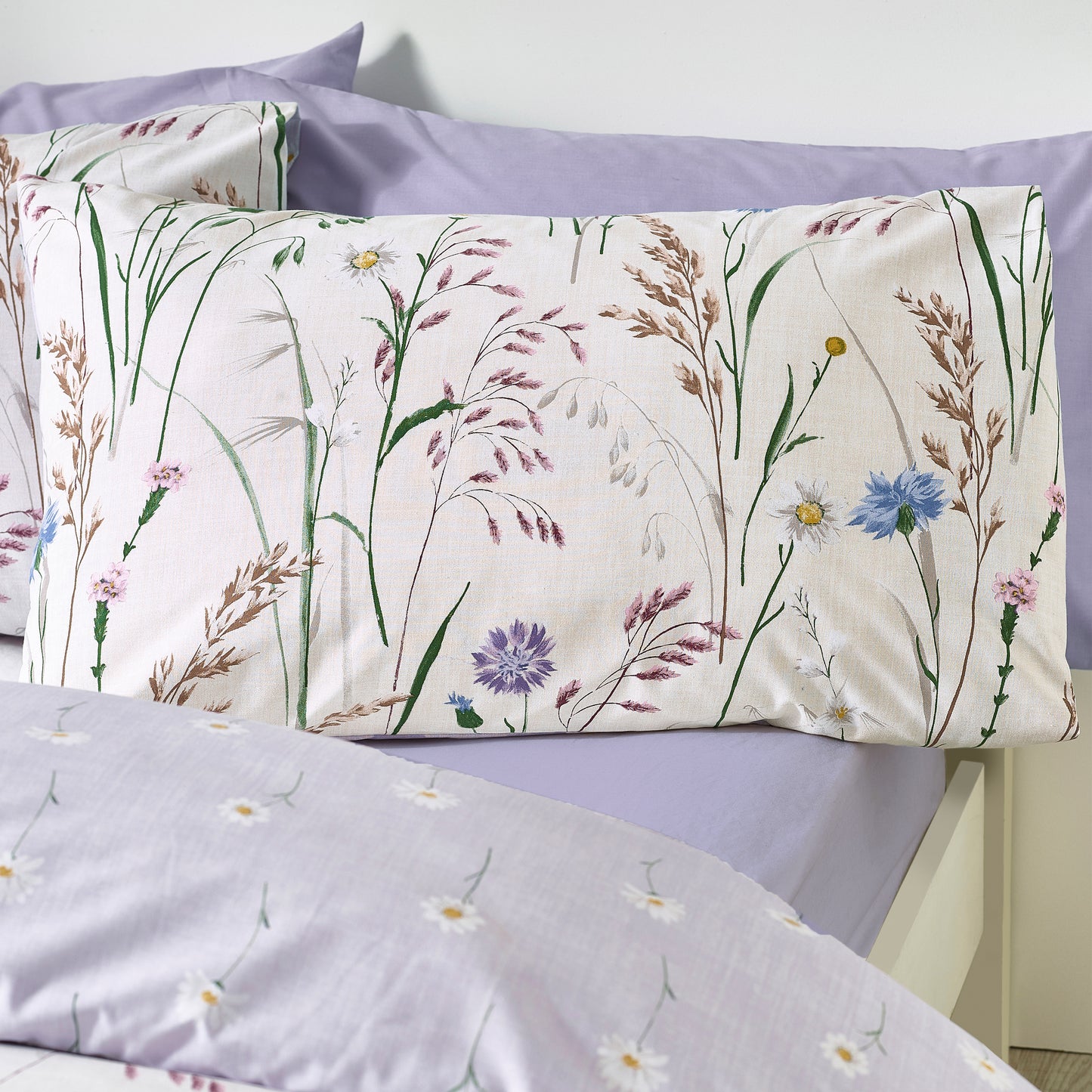 Catherine Lansfield Grasmere Floral Reversible Duvet Cover Set with Pillowcases