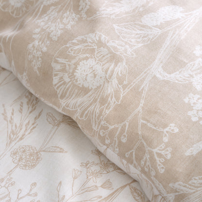 Bianca Brushed Cotton Floral Toile Duvet Cover Set