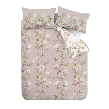 Bianca Francesca Floral 200 Thread Count Reversible Duvet Cover Set