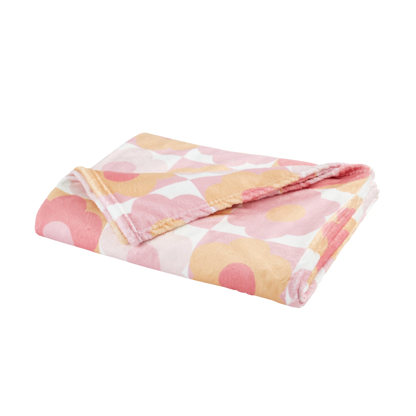 Catherine Lansfield Retro Daisy Cosy Fleece Blanket Throw