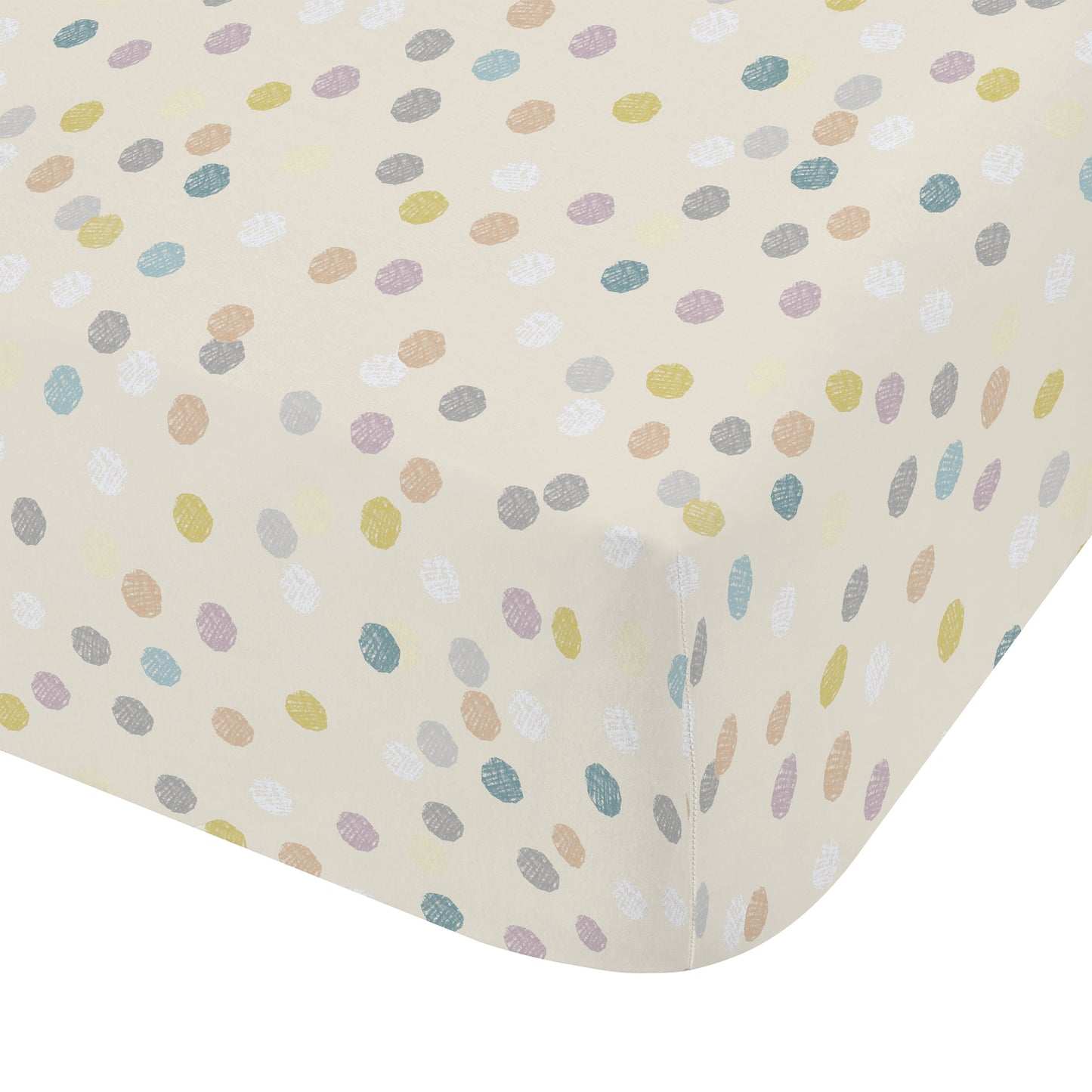 Bianca Brushed Balloons Spot Cotton Fitted Sheet